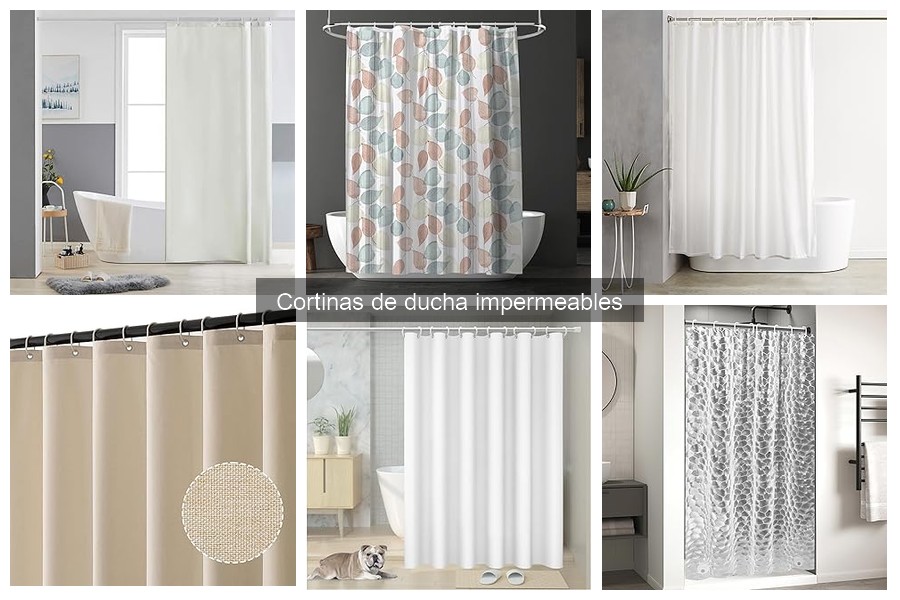 Comprar cortinas de ducha impermeables a buen precio