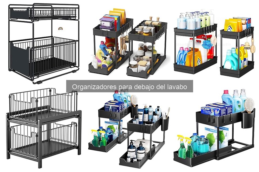 Comprar organizadores para debajo del lavabo: opciones y dónde