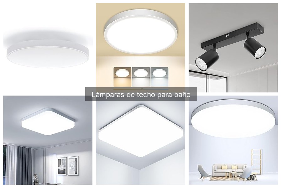 Consejos para Iluminación Ambiental con Lámparas de Techo en el Baño