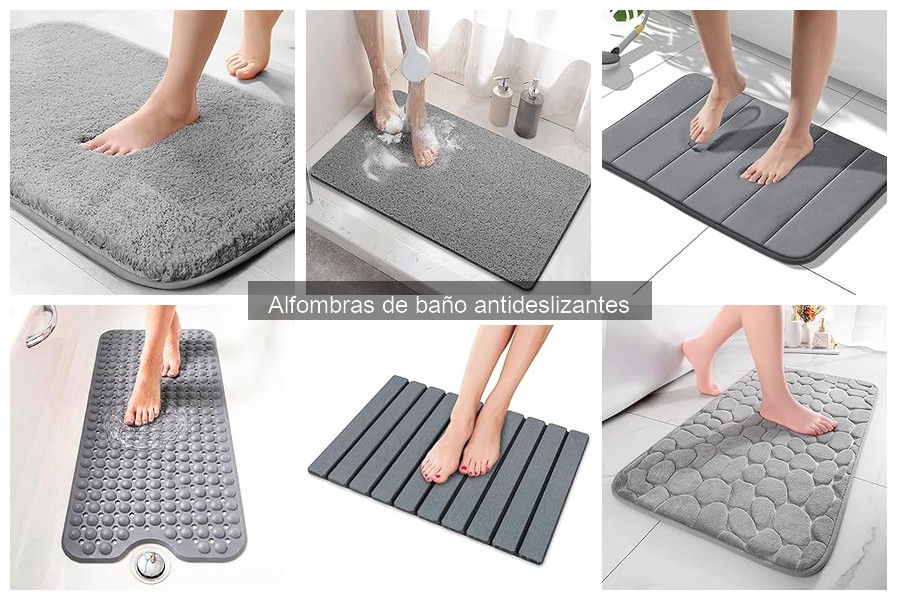 Consideraciones de seguridad en alfombras de baño antideslizantes