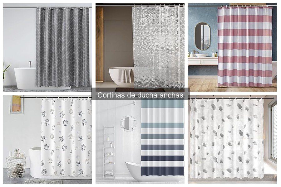 Cortinas de ducha anchas: Beneficios para familias