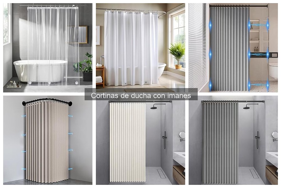 Cortinas de ducha con imanes: ¿son realmente efectivas?
