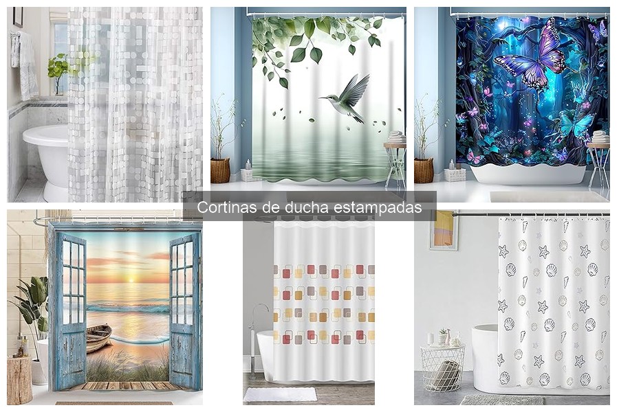 Cortinas de ducha estampadas vs. lisas: ¿Cuál elegir?