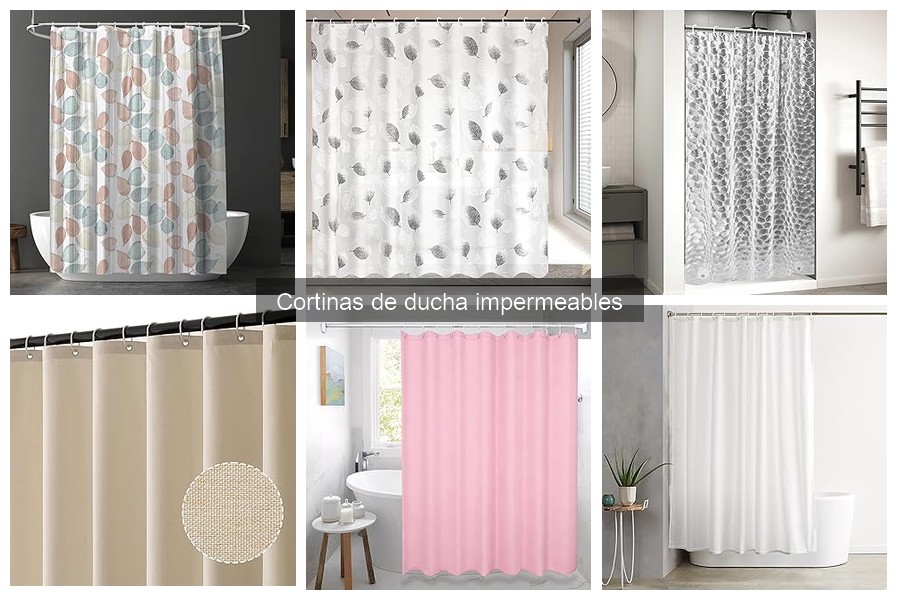 Cortinas de Ducha Impermeables: Características y Materiales