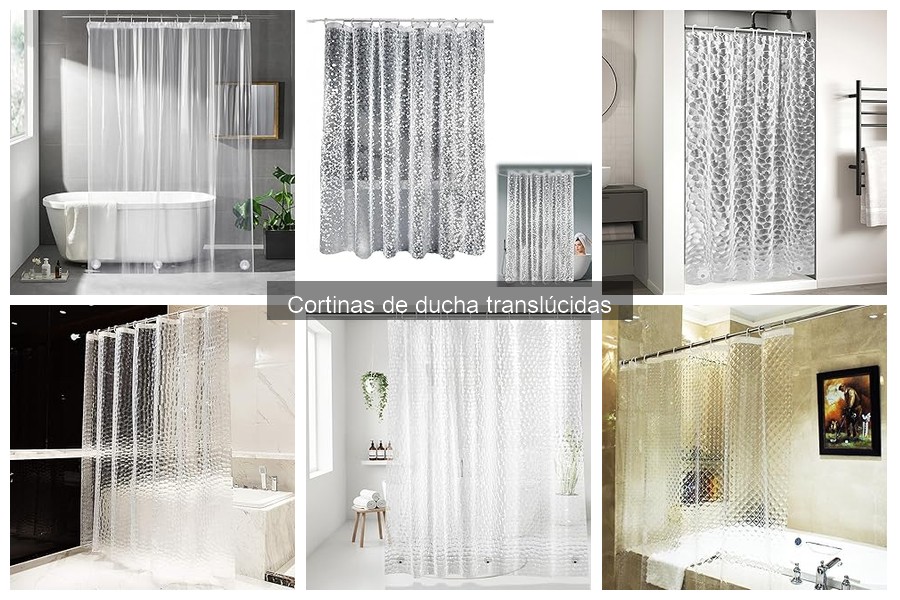 Cortinas de ducha translúcidas: privacidad sin sacrificar luz