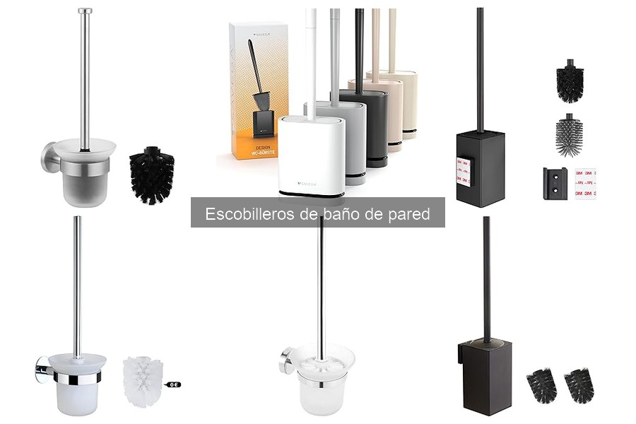 ¿Cuánto cuesta un escobillero de baño de pared?