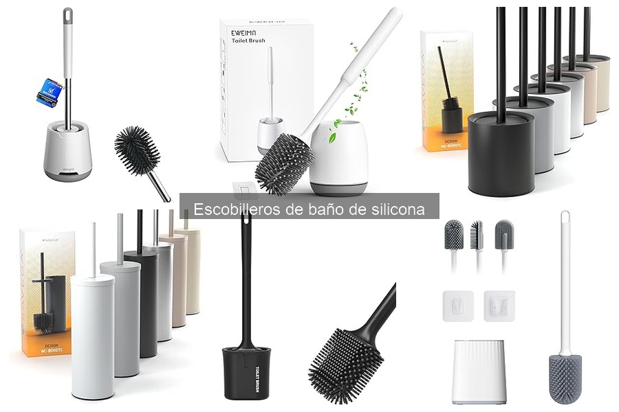 ¿Cuánto cuesta un escobillero de baño de silicona?