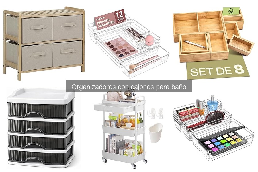 Cuidados y Mantenimiento de Organizadores con Cajones para Baño