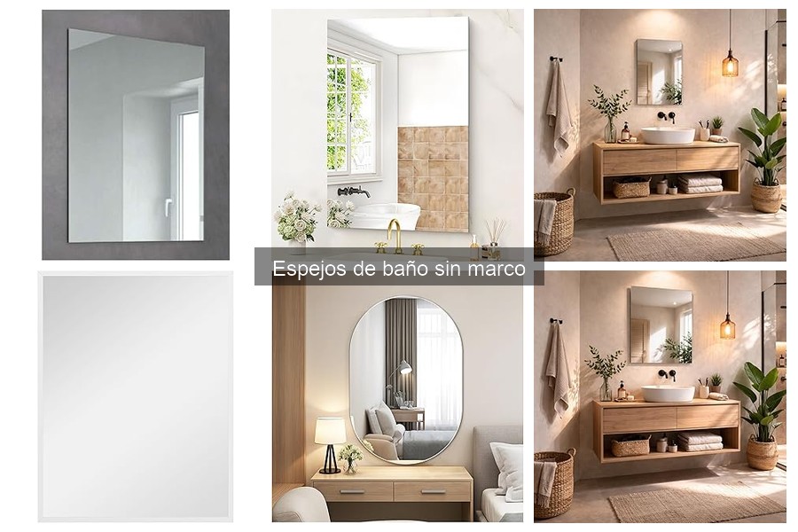 Decora tu baño con espejos sin marco: consejos prácticos