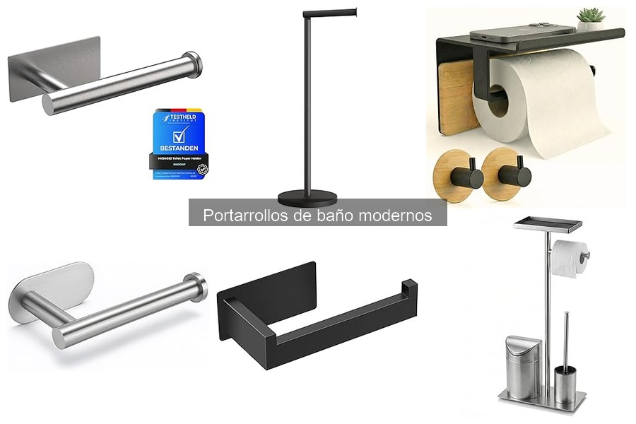 Descubre los Portarrollos de Baño Modernos: Estilos y Características
