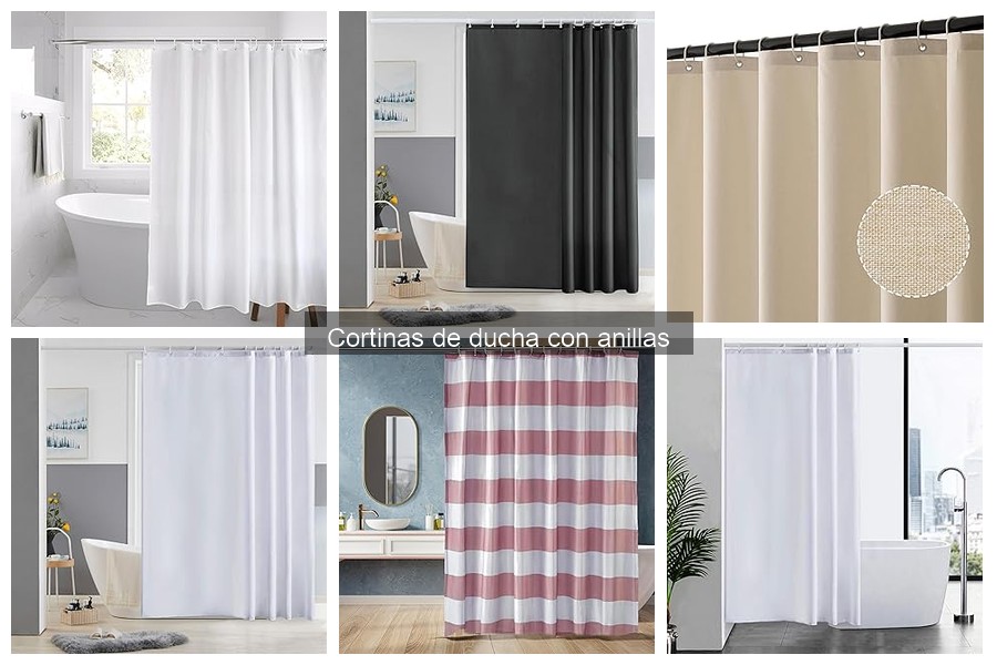 Descubre los Tipos de Cortinas de Ducha con Anillas