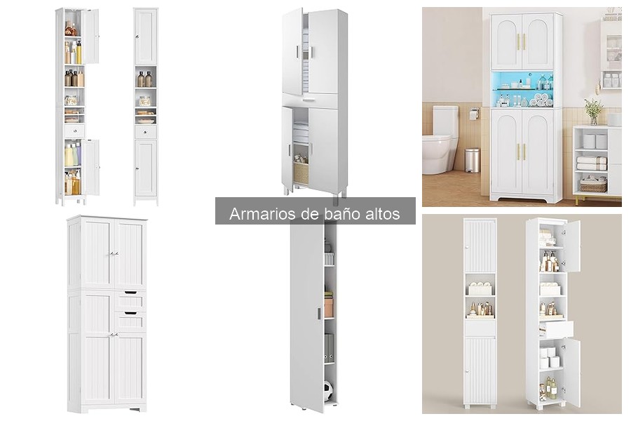 Descubre qué es un armario de baño alto y sus funciones