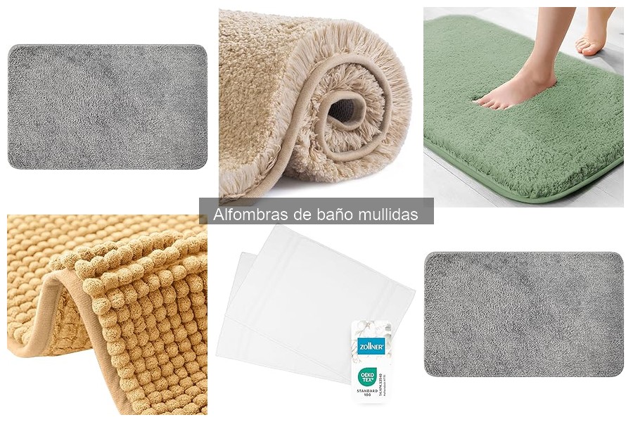 Diferencias entre alfombras de baño mullidas y de microfibra
