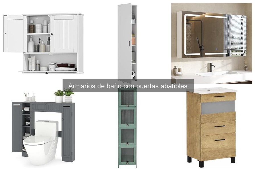 Diferencias entre armarios de baño abatibles y correderas