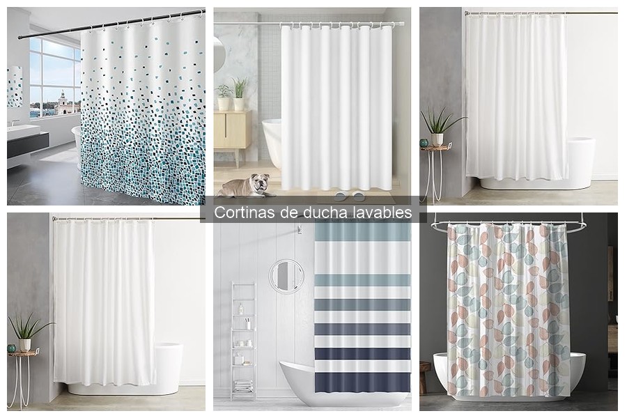 Diferencias entre cortinas de ducha lavables y convencionales