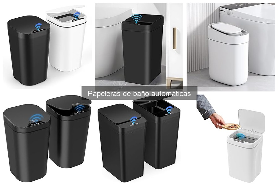 Diferencias entre Papeleras Automáticas y Manuales en el Baño