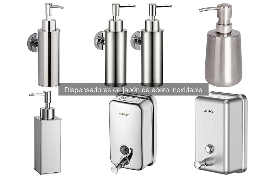 Dispensadores de jabón de acero inoxidable vs plástico: ¿cuál elegir?