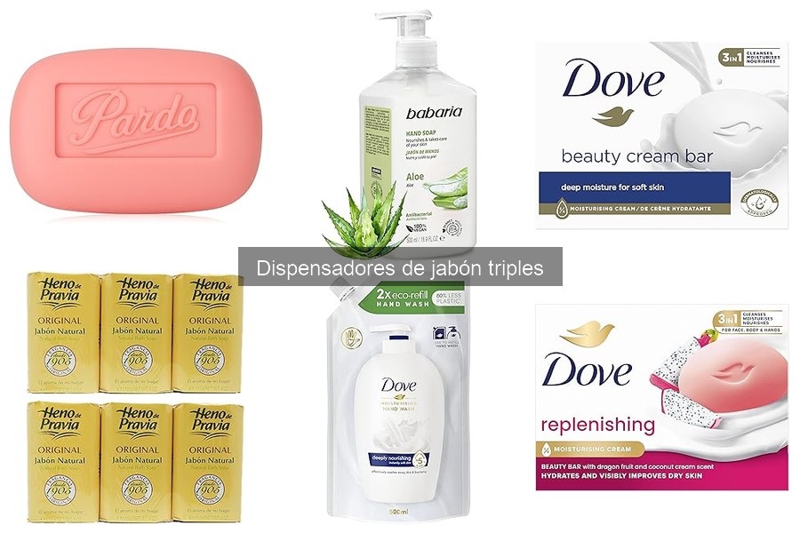 Dispensadores de Jabón Triples para Baños: Guía y Diseño