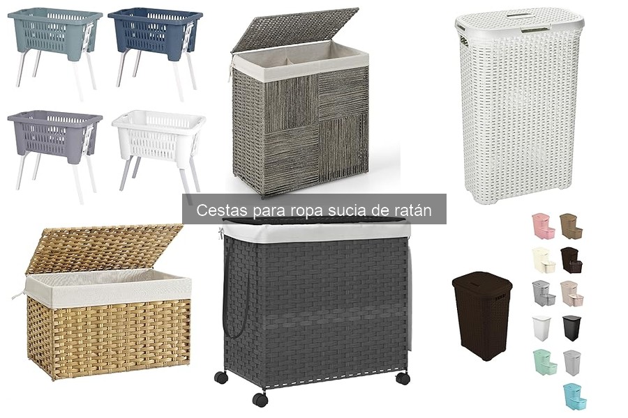 Dónde comprar cestas para ropa sucia de ratán al mejor precio