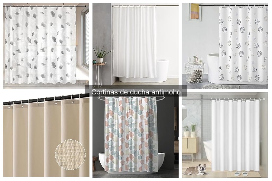 Dónde comprar cortinas de ducha antimoho a buen precio