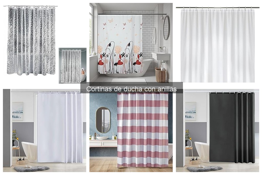 Dónde Comprar Cortinas de Ducha con Anillas: Mejores Opciones
