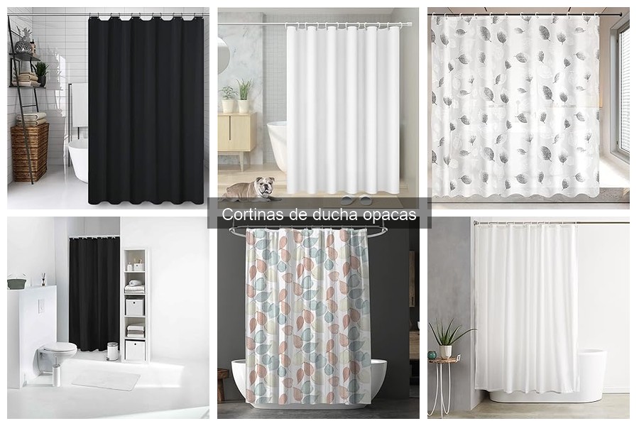 Dónde comprar cortinas de ducha opacas en línea