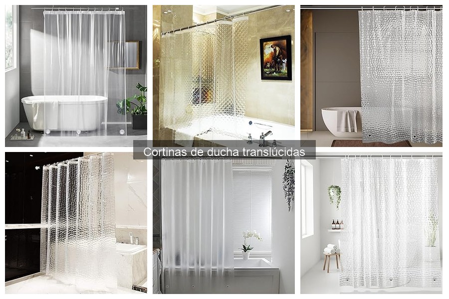 Dónde comprar cortinas de ducha translúcidas y comparar precios