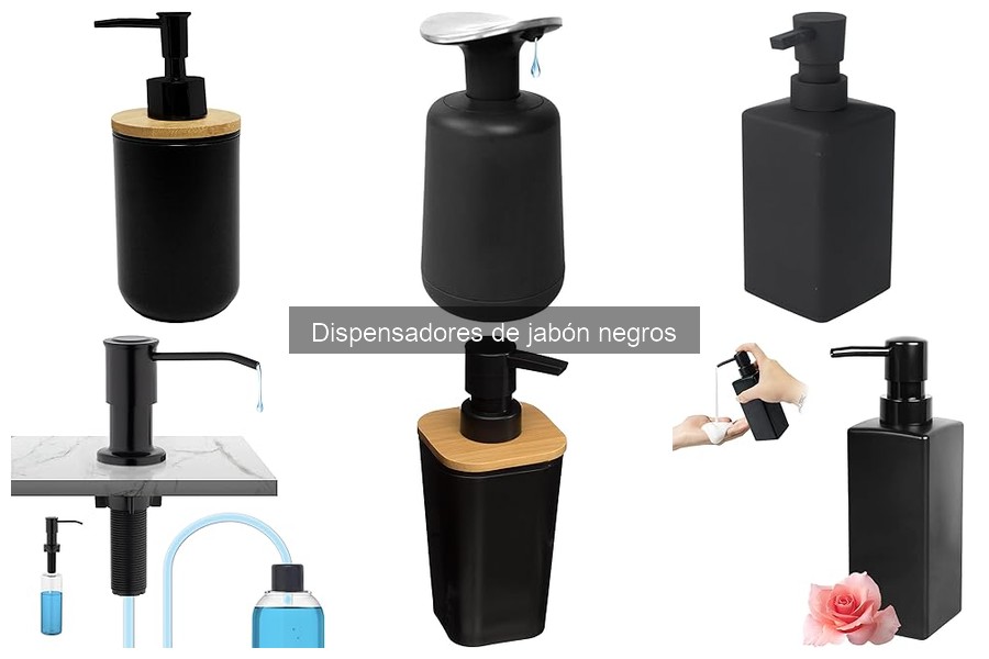 Dónde comprar dispensadores de jabón negros al mejor precio