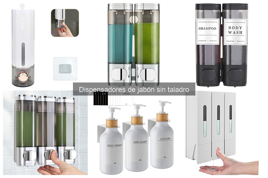 Dónde comprar dispensadores de jabón sin taladro a buen precio