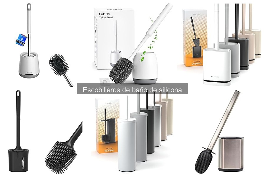 Dónde comprar escobilleros de baño de silicona: guía de opciones