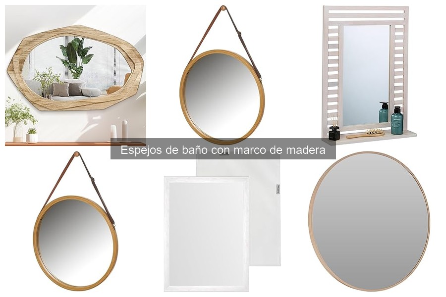 Dónde Comprar Espejos de Baño con Marco de Madera