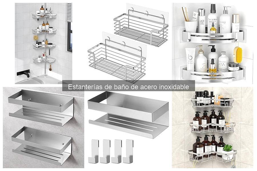 Dónde comprar estanterías de acero inoxidable para baño