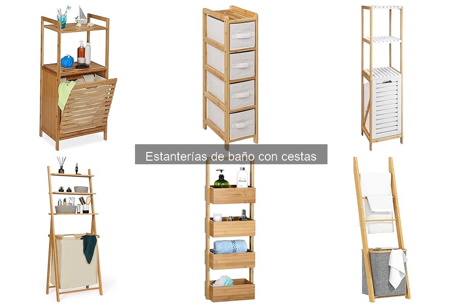 Dónde comprar estanterías de baño con cestas a buen precio