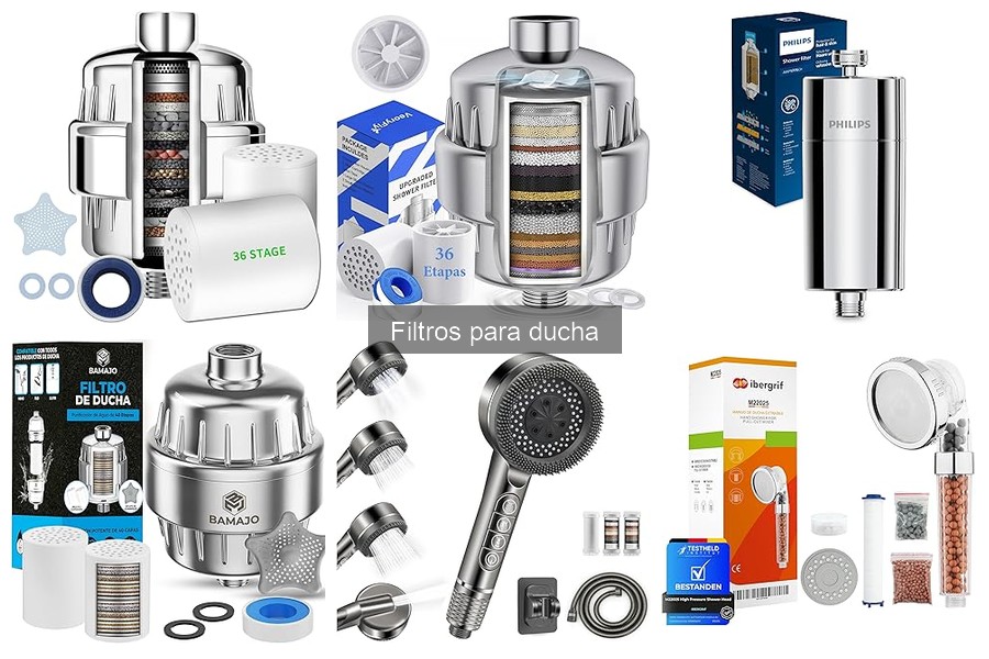 Dónde comprar filtros para ducha: mejores opciones y precios