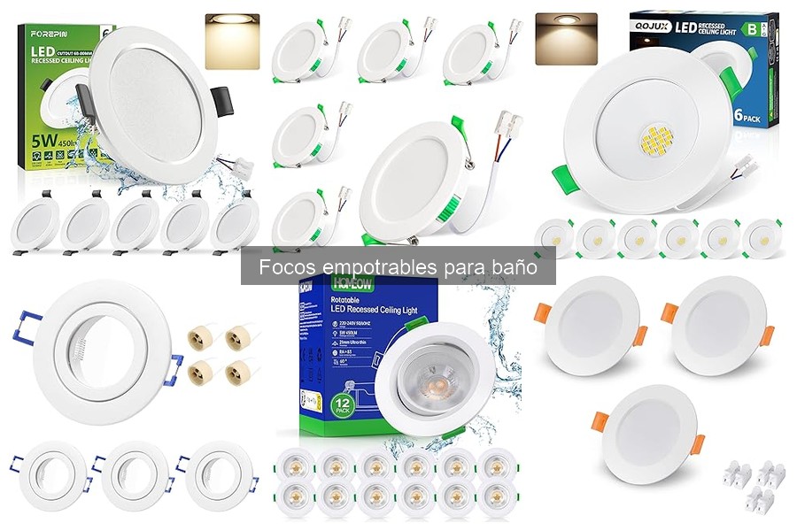 Dónde Comprar Focos Empotrables de Calidad para Baño