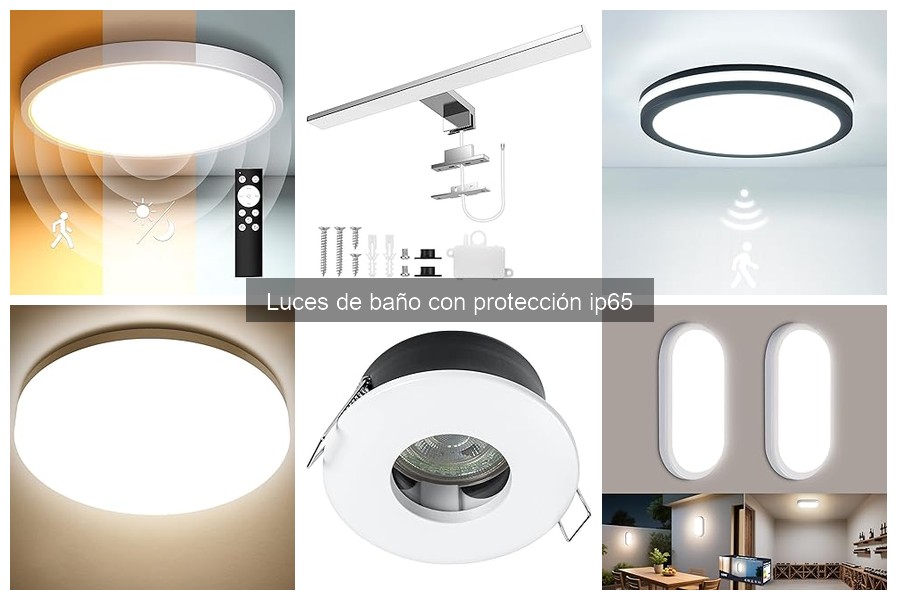 Dónde comprar luces de baño con protección IP65