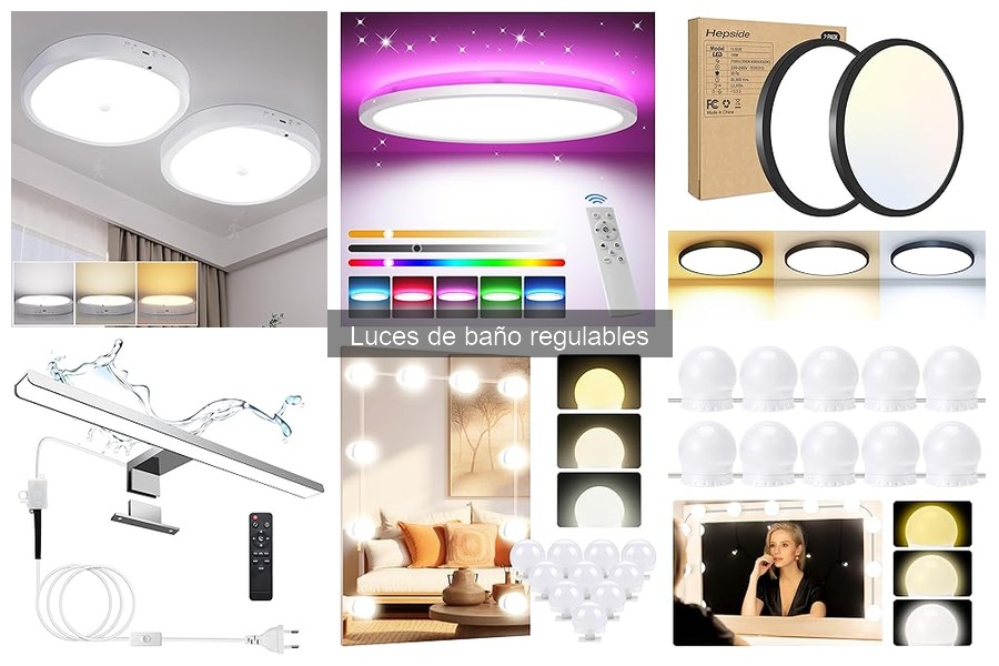 Dónde comprar luces de baño regulables baratas online