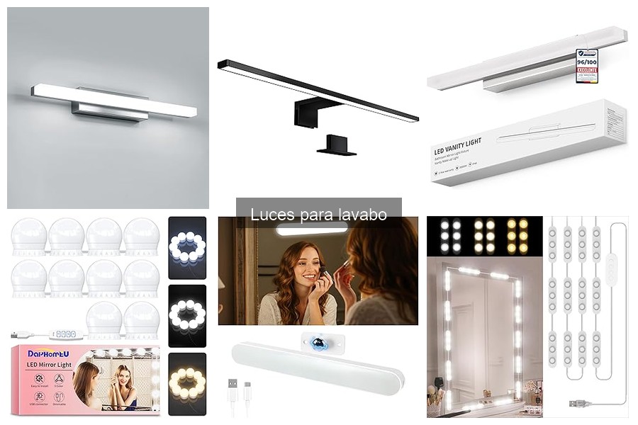 ¿Dónde comprar luces para lavabo al mejor precio?