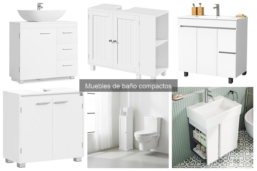 Dónde comprar muebles de baño compactos baratos y en oferta
