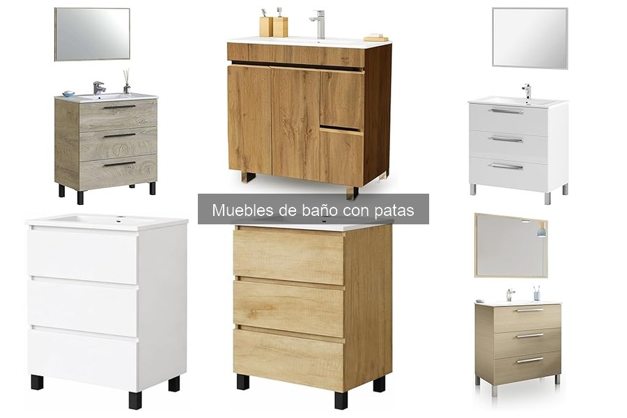 Dónde comprar muebles de baño con patas: ¡mejores opciones!