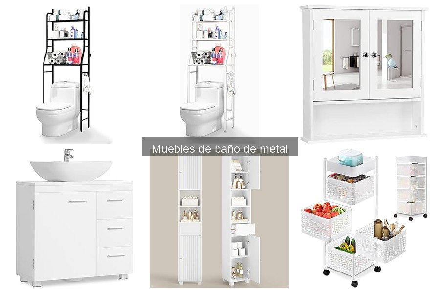 Dónde comprar muebles de baño de metal a buen precio