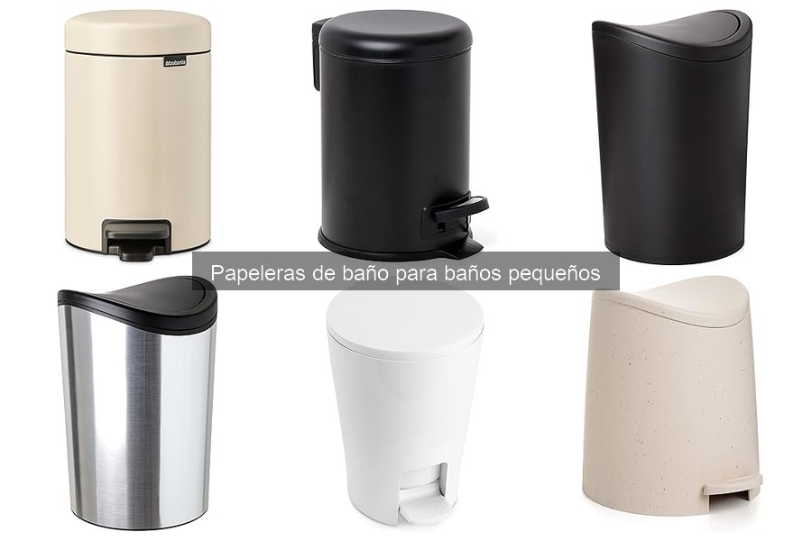 Dónde comprar papeleras de baño compactas a buen precio