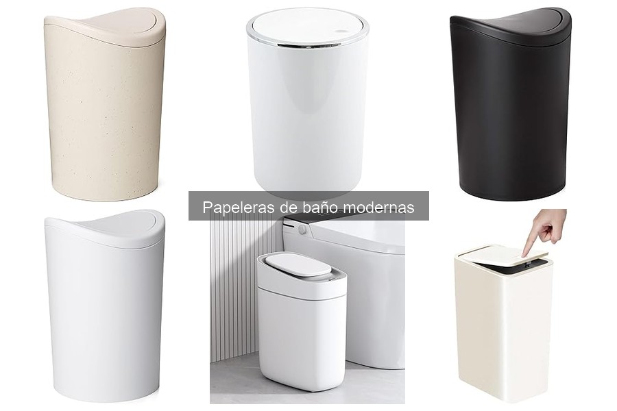 Dónde comprar papeleras de baño modernas al mejor precio