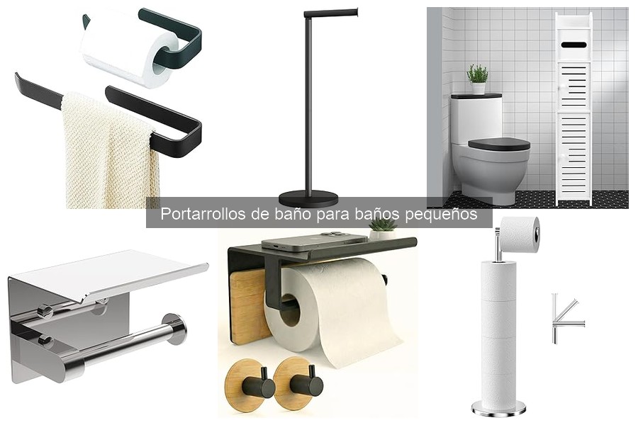 Dónde comprar portarrollos de baño para espacios pequeños