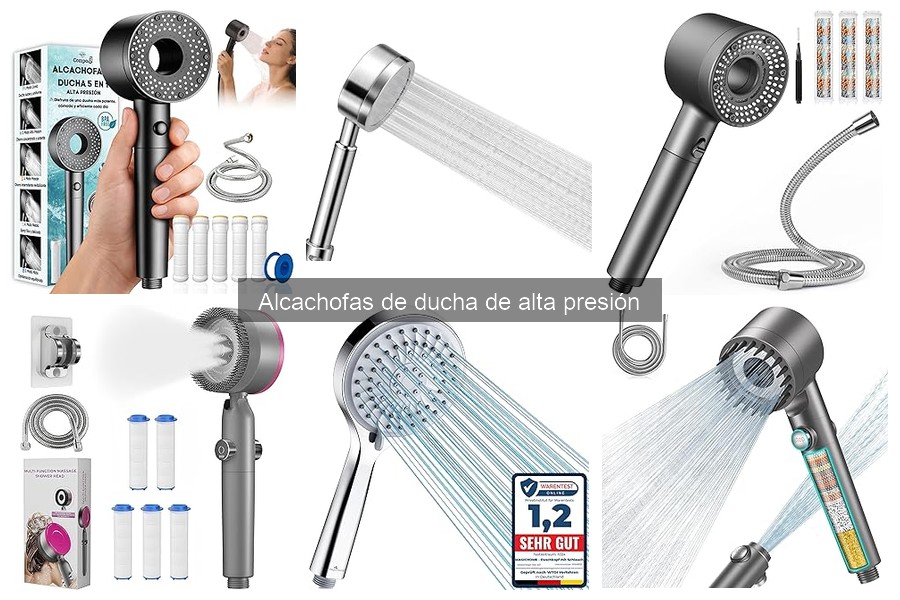 Efectividad de alcachofas de ducha de alta presión: ¿realmente funcionan?