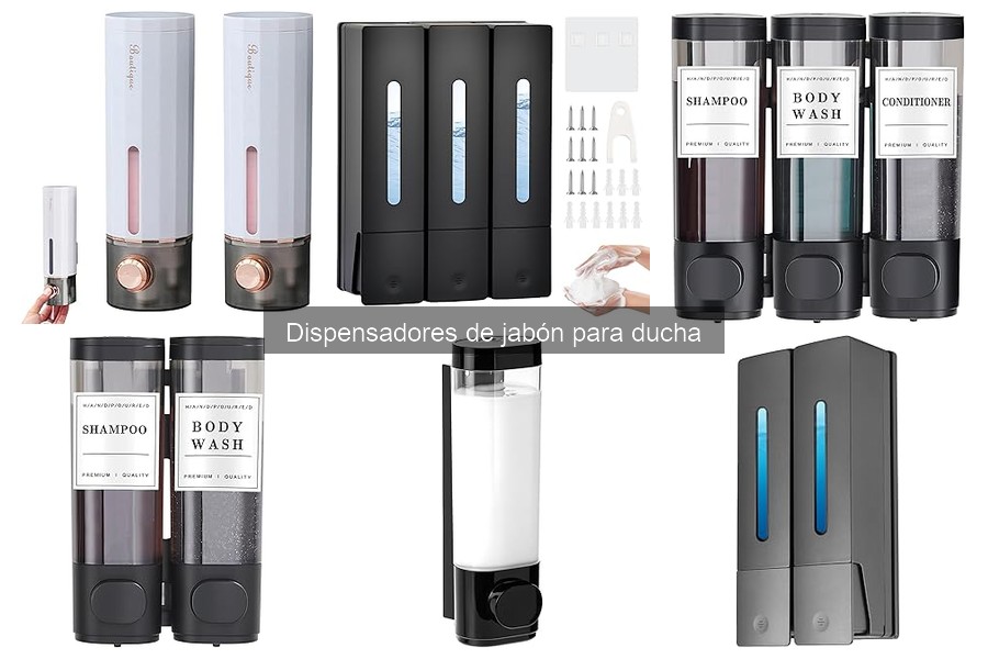 Efectividad de las recargas de jabón para dispensadores de ducha