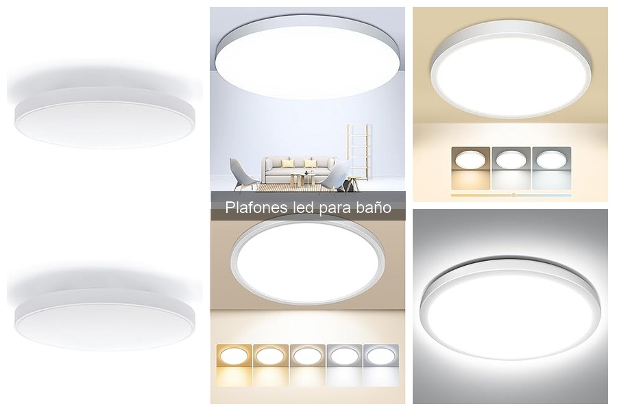 Eficiencia Energética de Plafones LED para Baño
