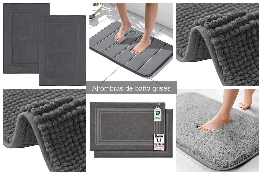 Errores comunes al elegir alfombras de baño grises