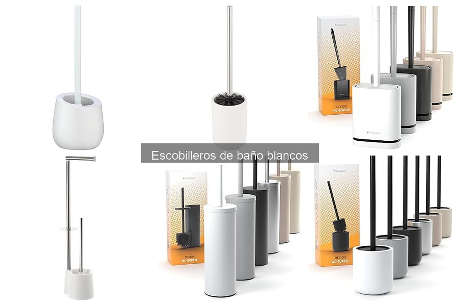 Errores comunes al elegir escobilleros de baño blancos