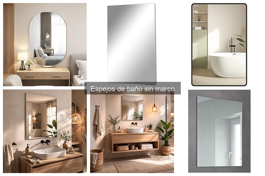 Errores comunes al elegir espejos de baño sin marco